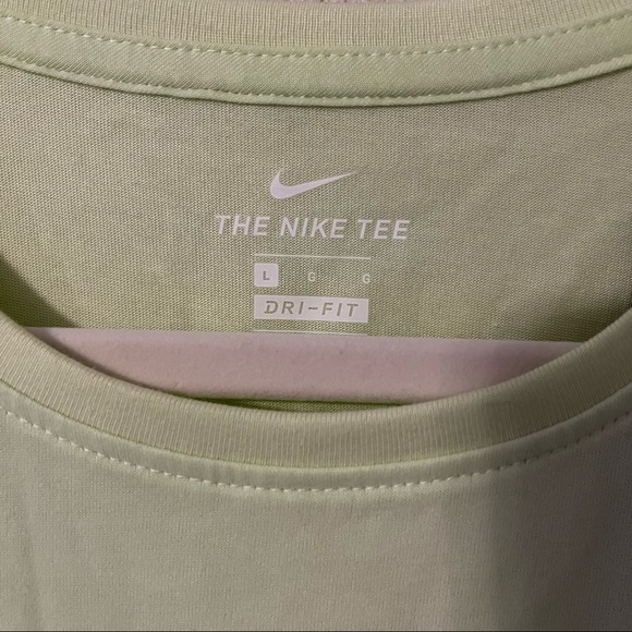 Nike women’s Dri-Fit Femme Training tank top, L, lime green - Picture 3 of 5